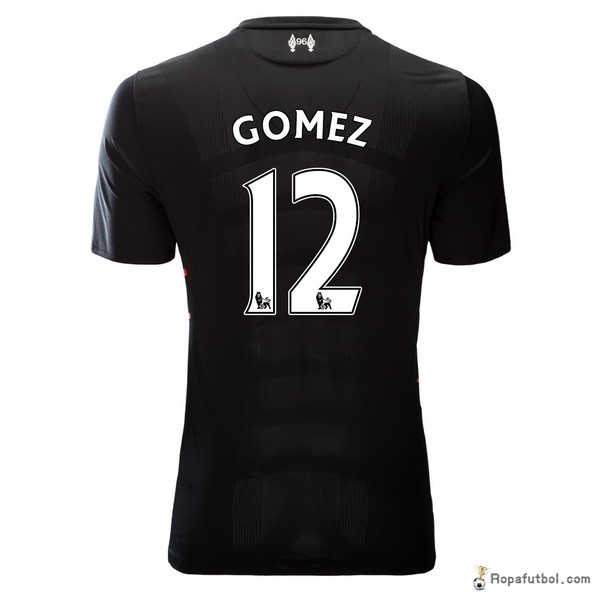 Camiseta Liverpool Replica Segunda Ropa Gomez 2016/17 Negro